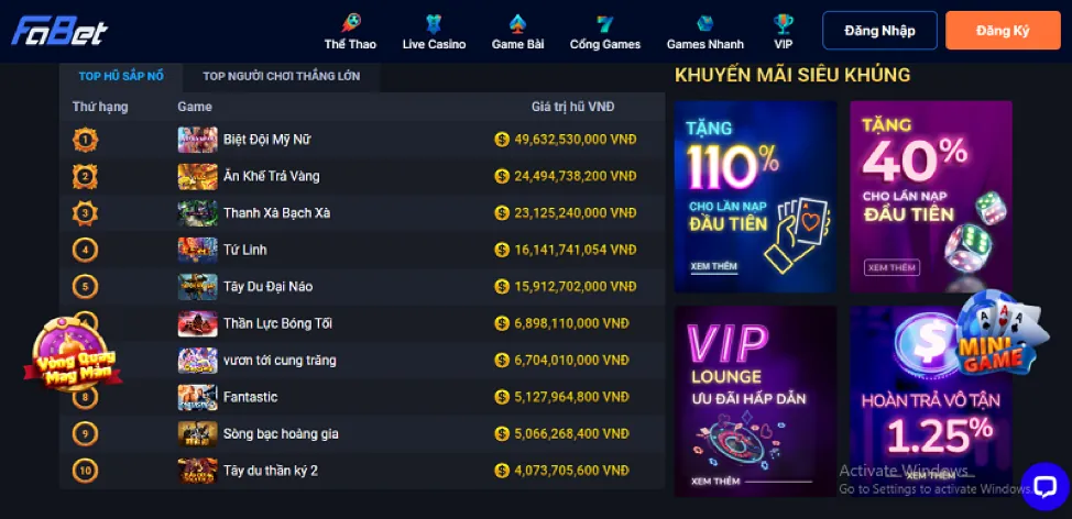 Ưu đãi casino trực tuyến 8kbet123